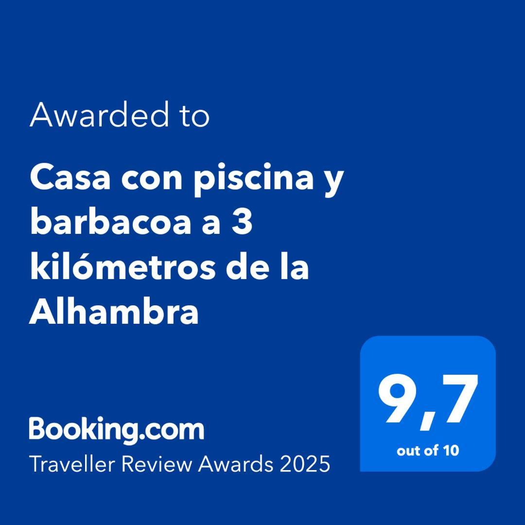 Casa Con Piscina Y Barbacoa A 3 Kilometros De La Alhambra Villa Huetor Vega Bagian luar foto